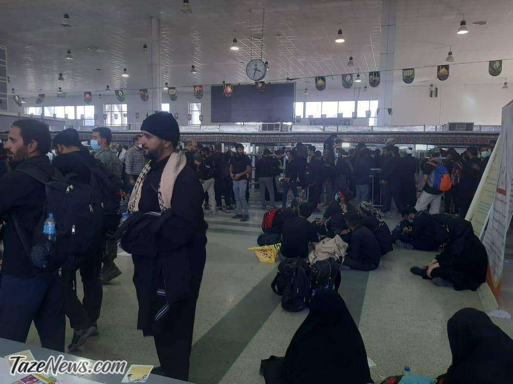 تجمع مردم در مرز مهران