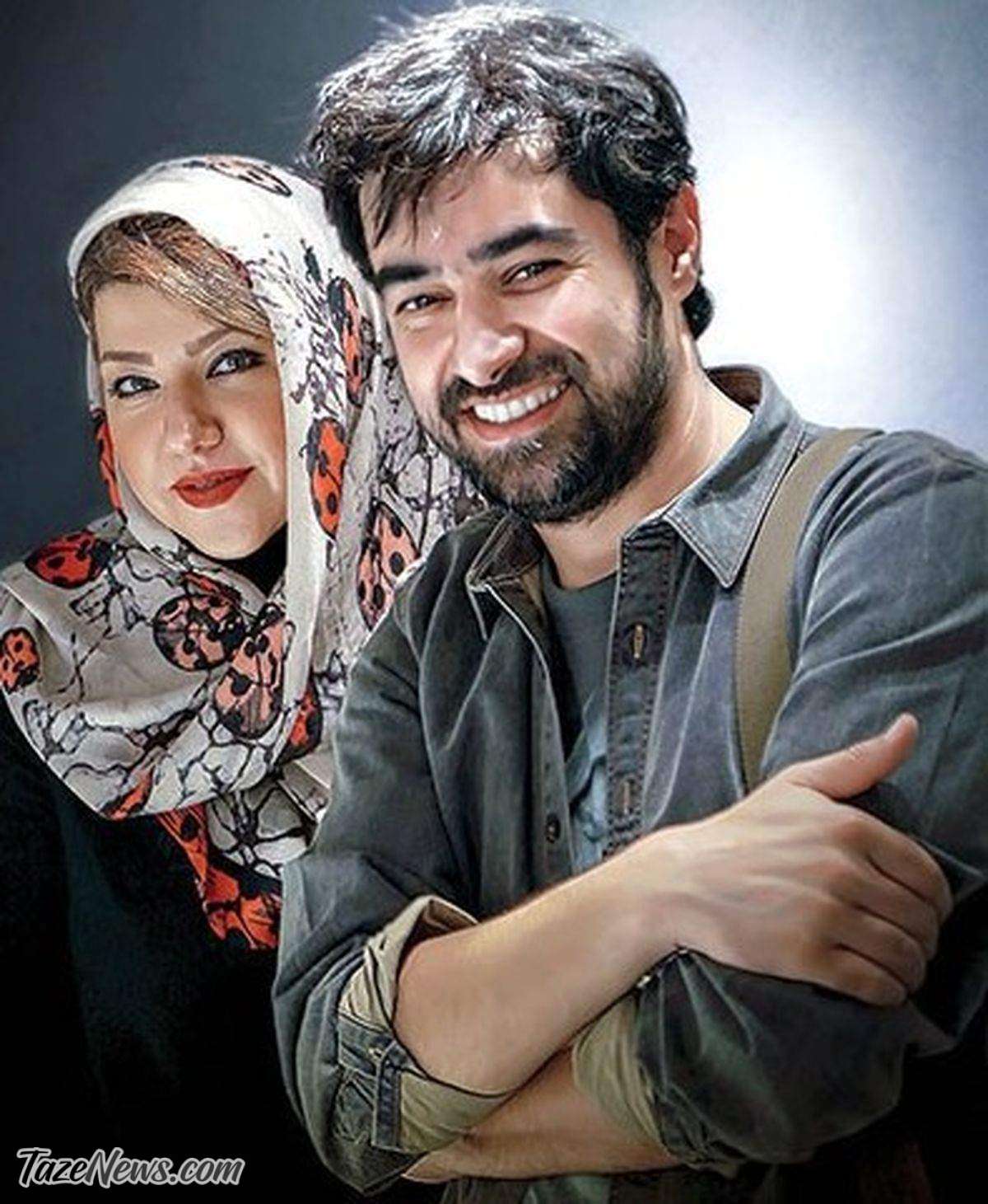 شهاب حسینی و همسرش