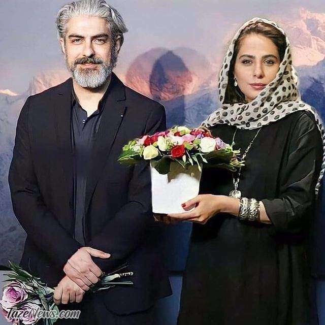 مهدی پاکدل و همسرش رعنا آزادی ور