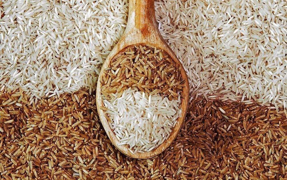 برنج قهوه‌ای و برنج سفید