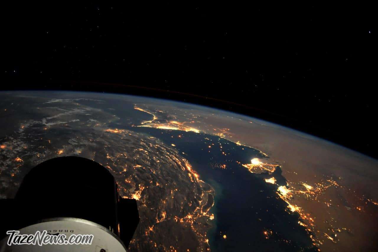 تصویر هوایی از خلیج فارس