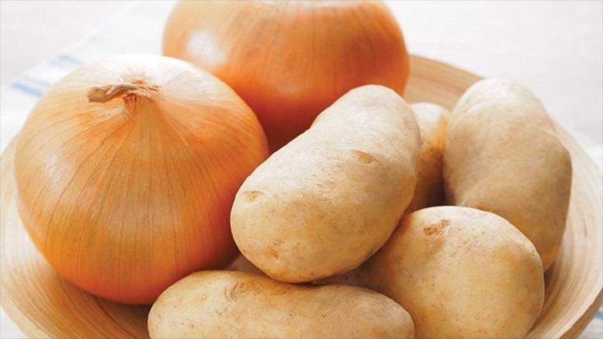 سیب زمینی و پیاز