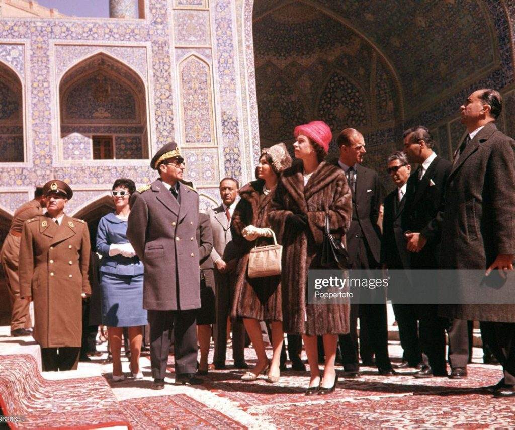 ملکه الیزابت و پرنس فیلیپ در اصفهان