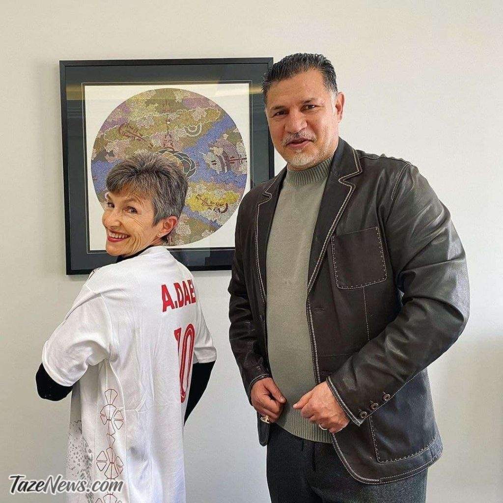 سفیر استرالیا و علی دایی