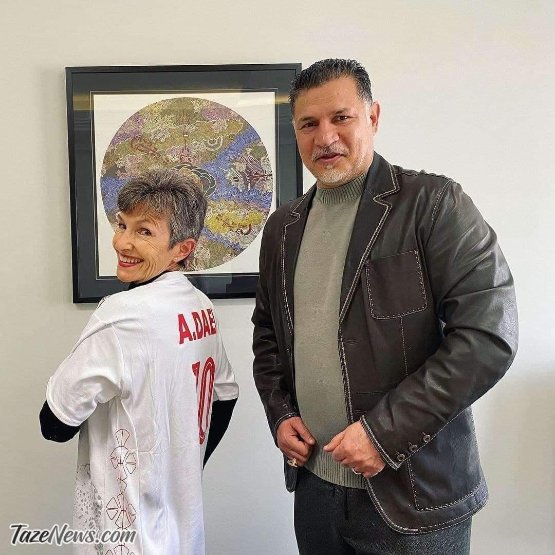 سفیر استرالیا و علی دایی