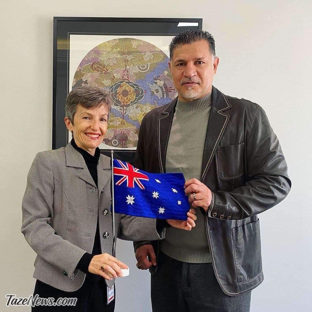 سفیر استرالیا و علی دایی