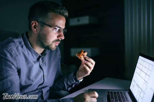 شب کارها نیمه شب غذا نخورید!
