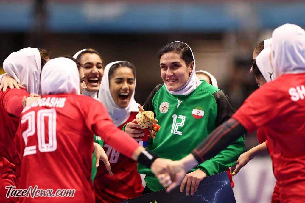 فاطمه خلیلی دروازه بان تیم ملی هندبال