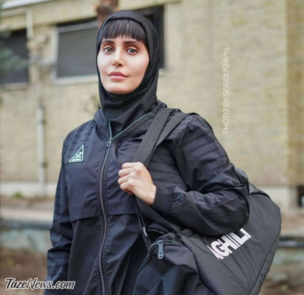 الناز شاکردوست با لباس ورزشی