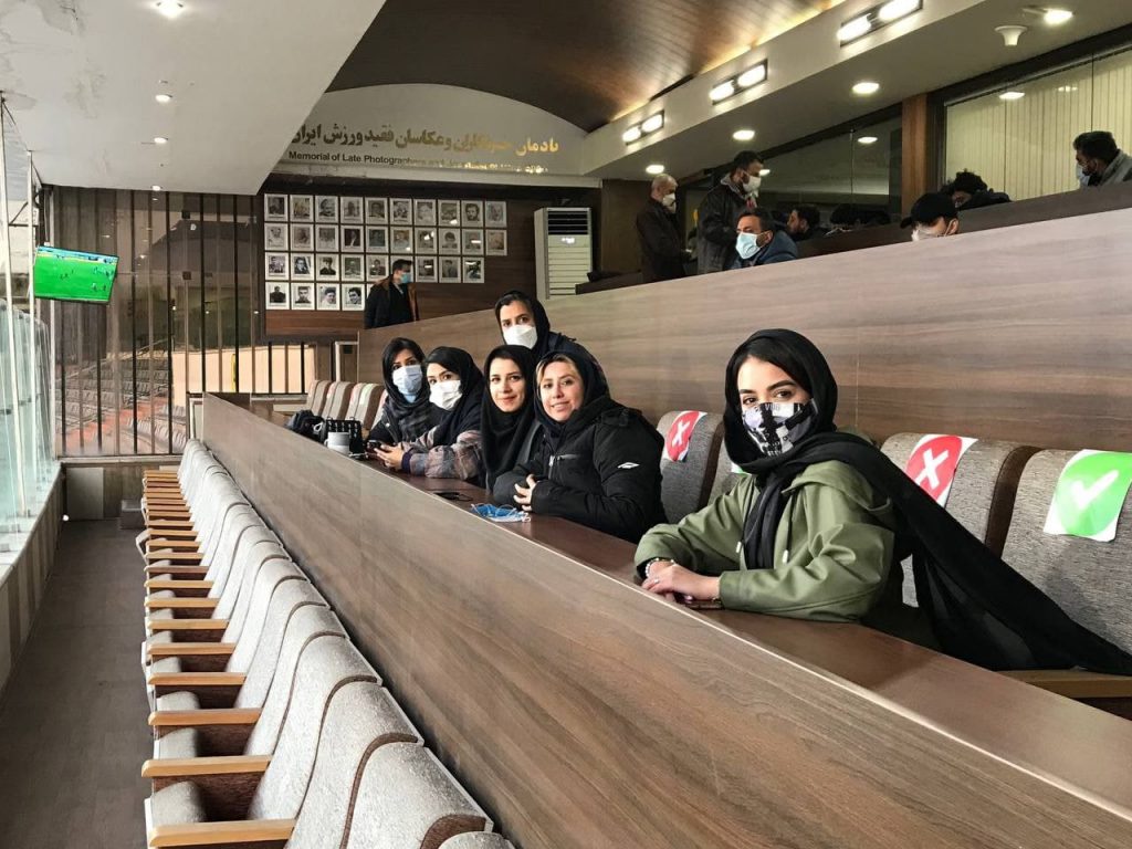 خبرنگاران زن پرسپولیس تراکتور
