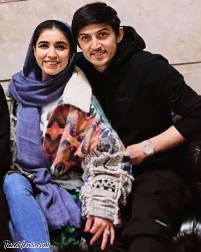 سردار آزمون و همسرش