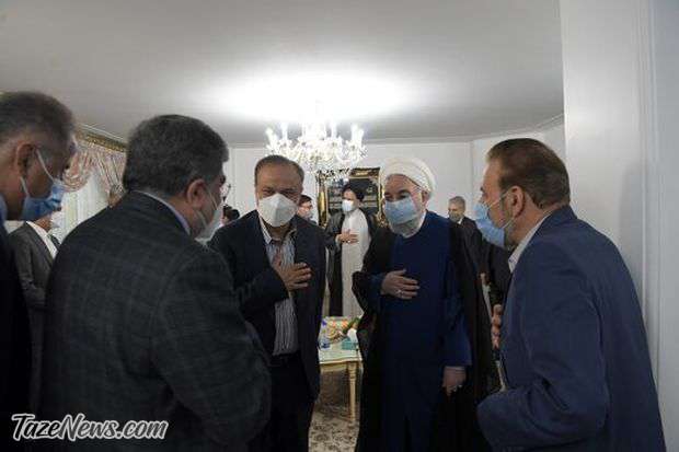 دیدار نوروزی در خانه روحانی