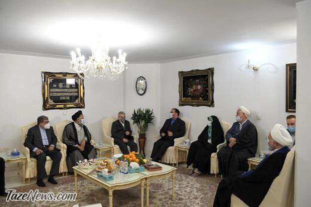 دیدار نوروزی در خانه روحانی