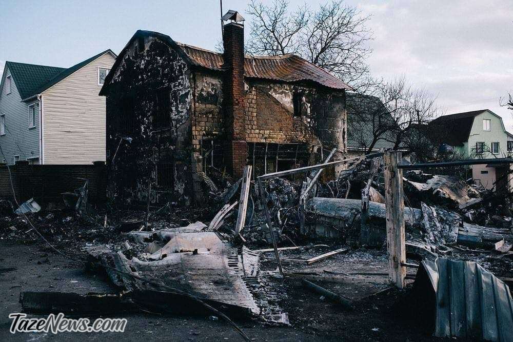 سوخوی 27 سرنگون شده روسی در کیف