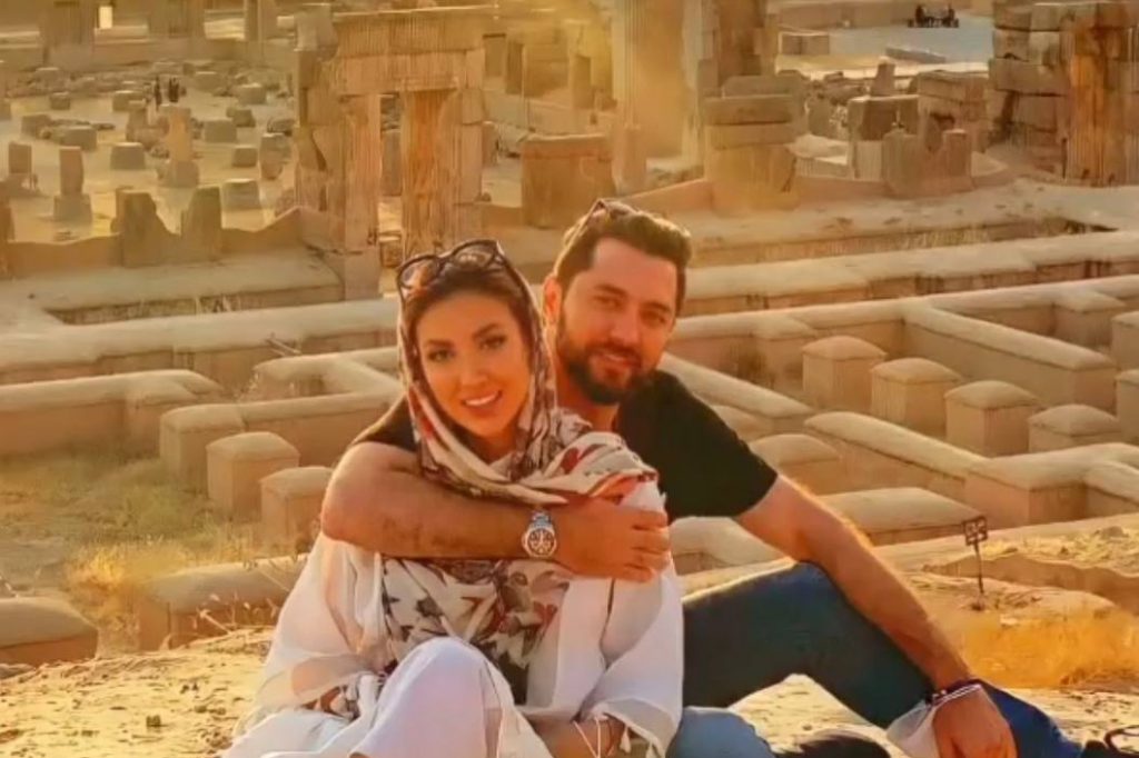 بهرام رادان و همسرش