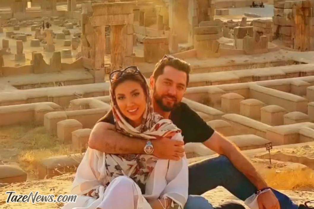 بهرام رادان و همسرش