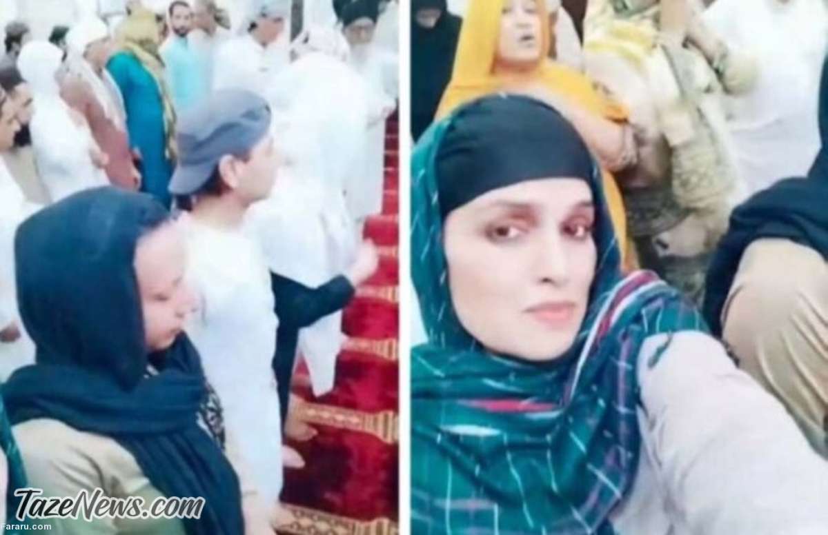 نماز خواندن زنان کنار مردان