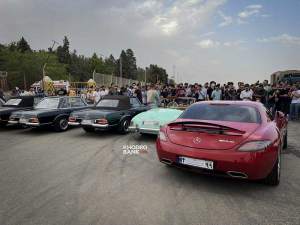 گردهمایی کلوپ مرسدس بنز در تهران پیست آزادی