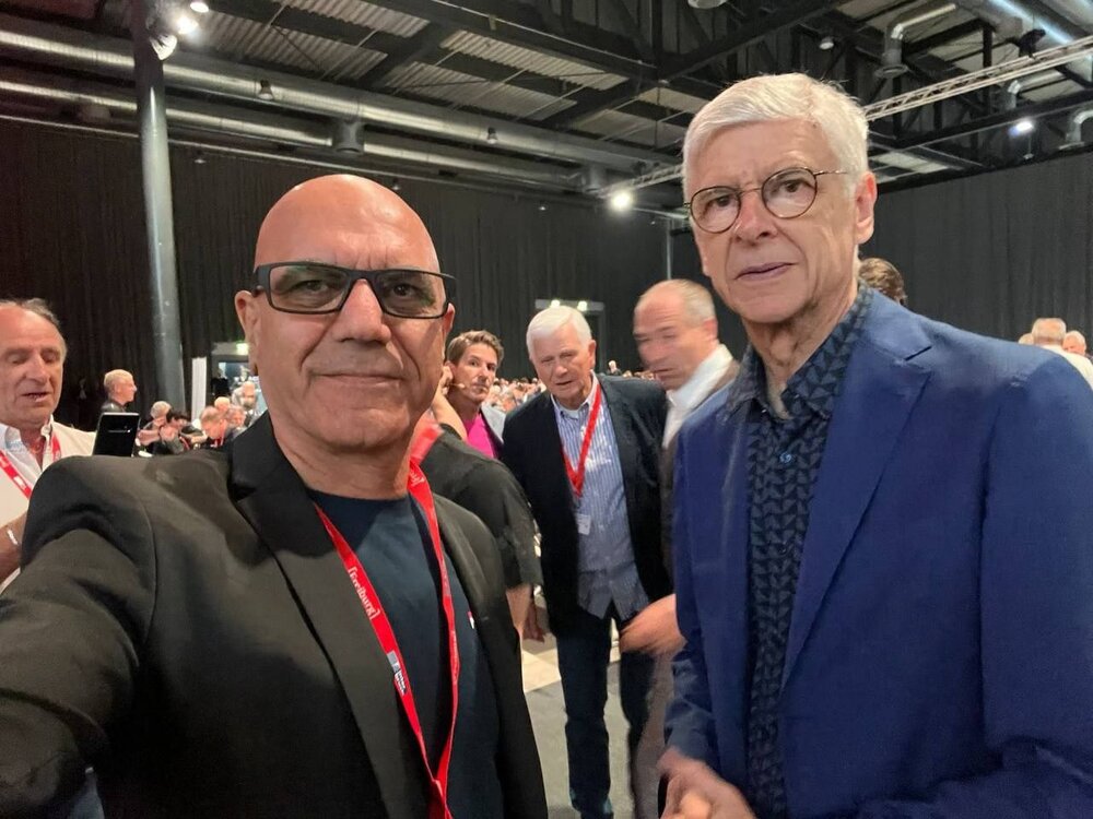 علیرضا مرزبان مربی سابق پرسپولیس و آرسن ونگر