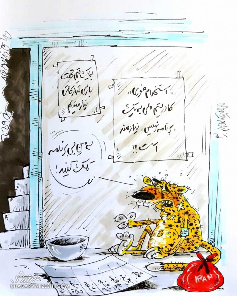 کارتون درباره تیم ملی
