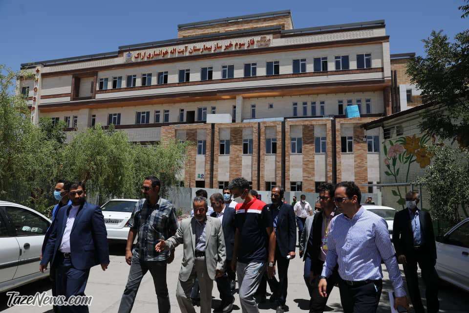 ملاقات فردوسی پور از بیماران سرطانی در اراک