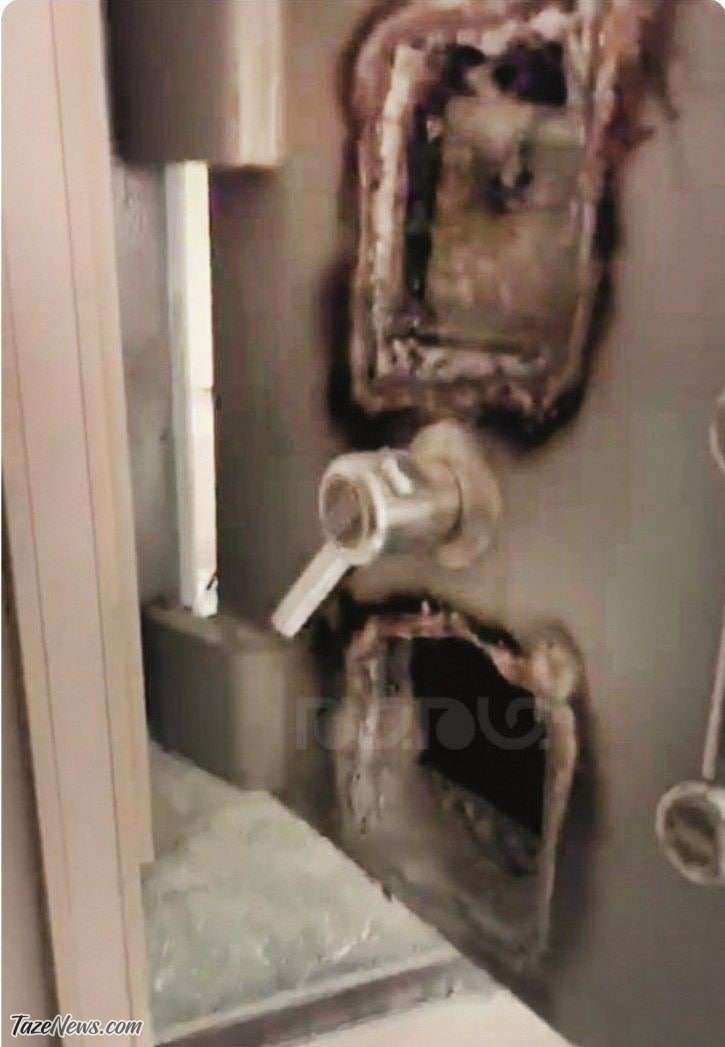 محل سرقت صندوق امانات بانک ملی‌‌