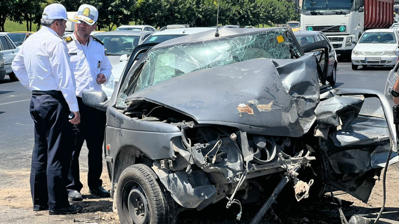 تصادف مرگبار پژو در بزرگراه آزادگان
