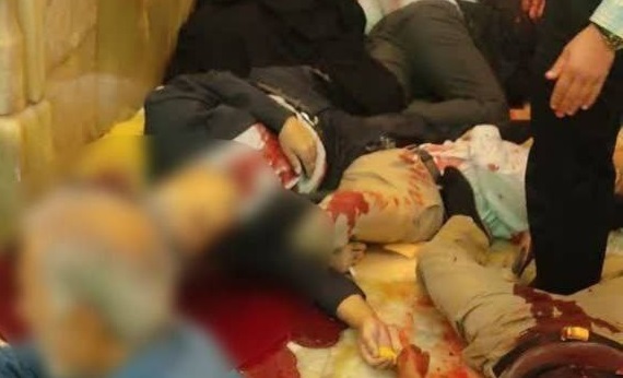 اجساد حادثه تروریستی شاهچراغ