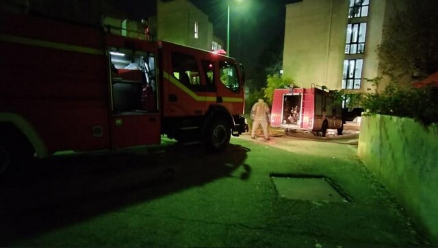 آتش سوزی در دانشگاه خوارزمی