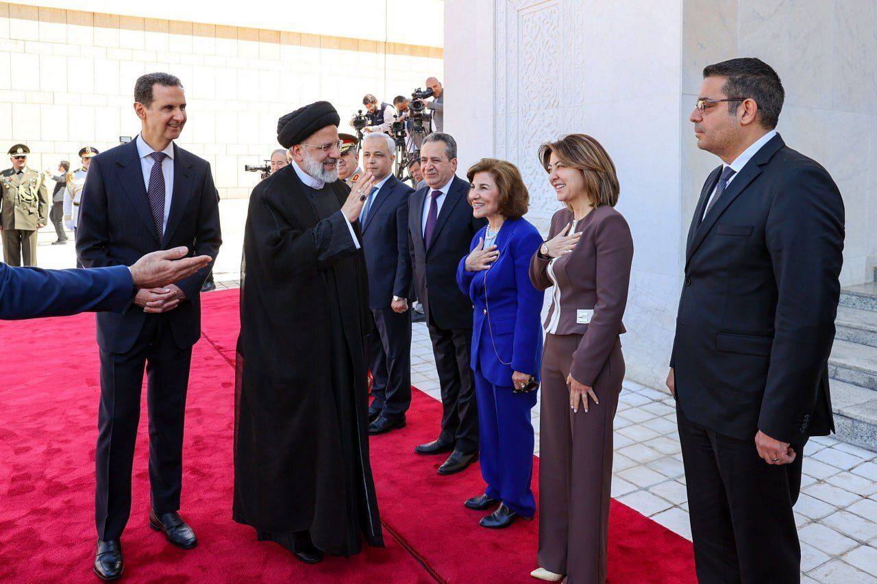 سلام رئیسی به مقامات زن دولت بشار اسد