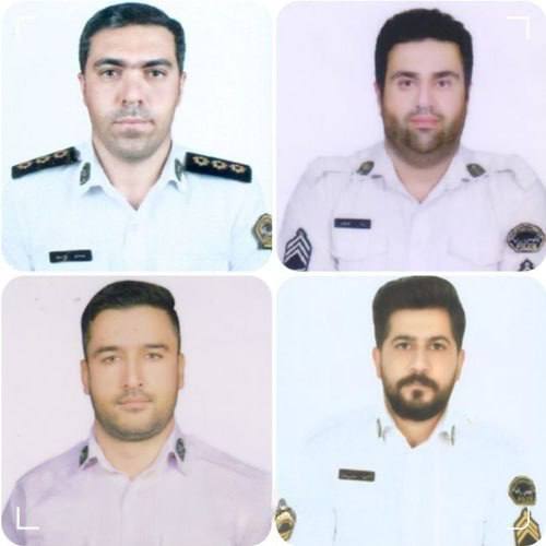 شهدای حمله تروریستی به پلیس راه زاهدان