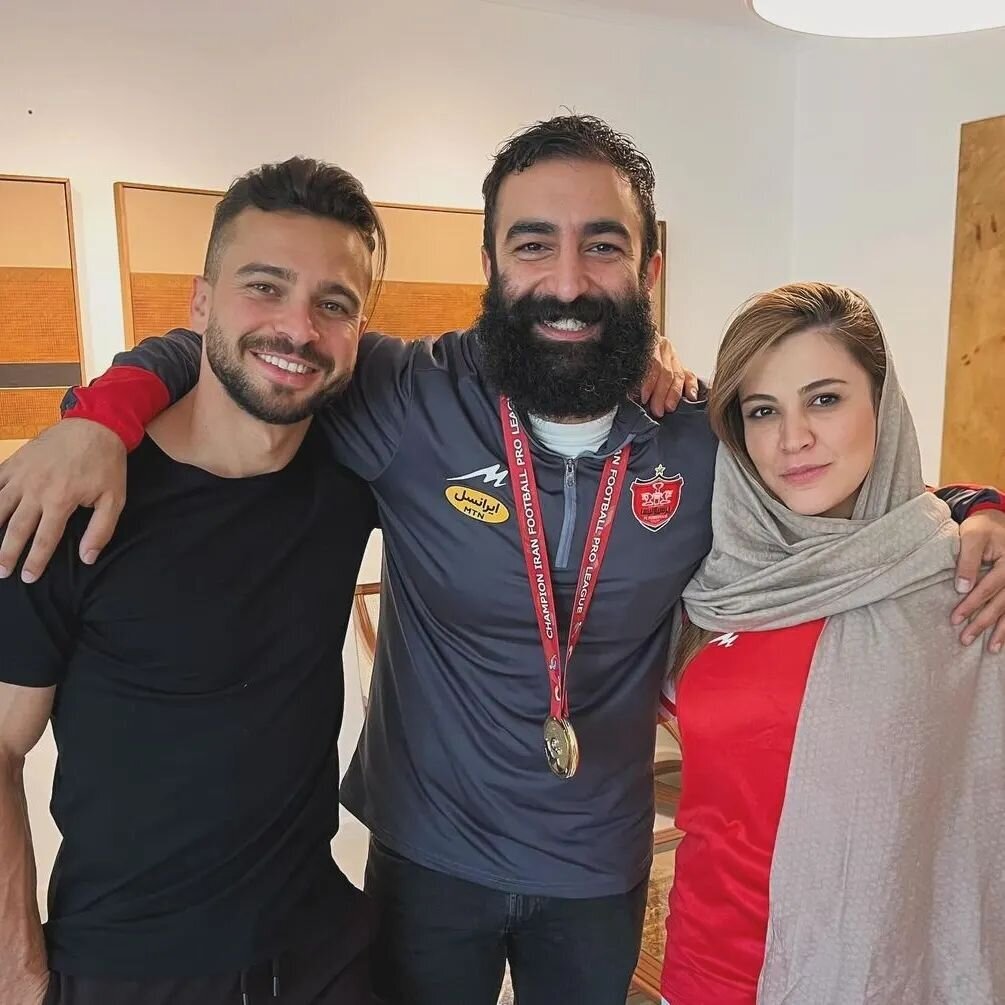 کیوان ساکت اف و همسرش شیدا خلیق