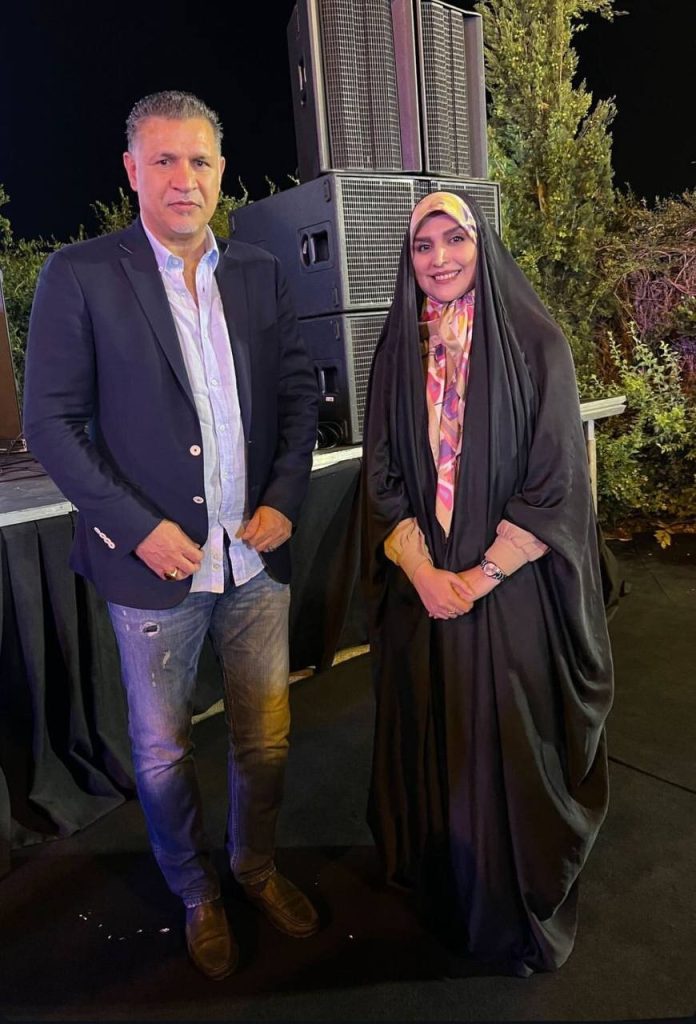 مژه لواسانی و علی دایی