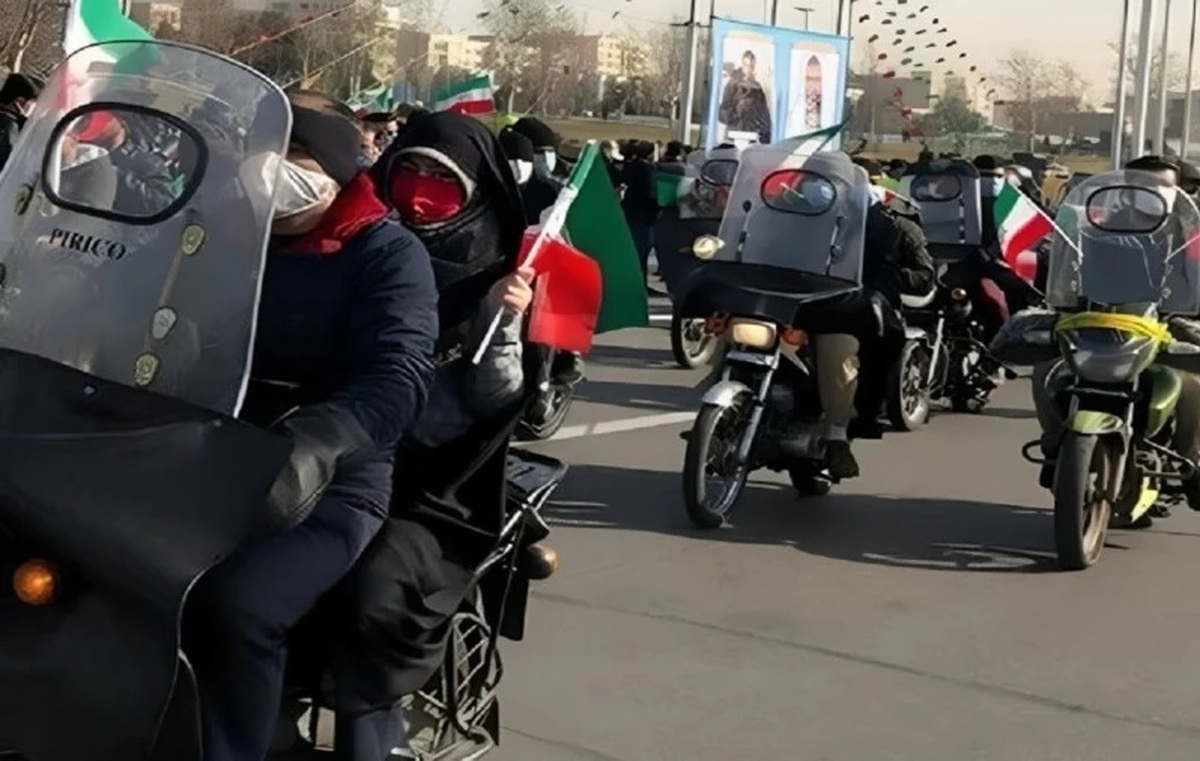 راهپیمایی موتوری حامیان فیلترینگ
