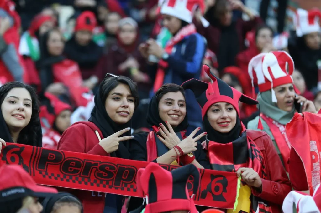 هواداران زن پرسپولیس