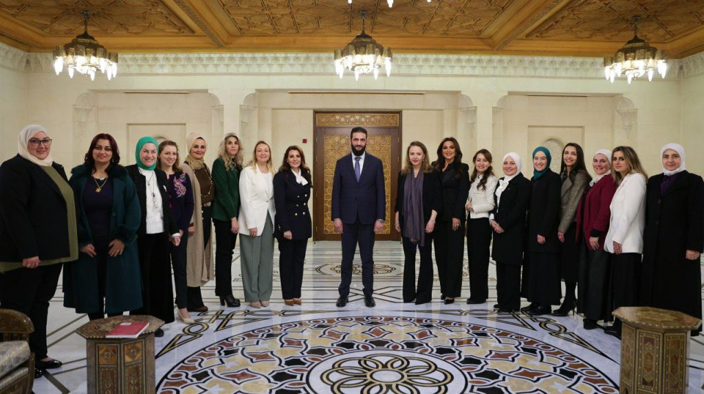 دیدار جولانی با زنان سوری ساکن آمریکا