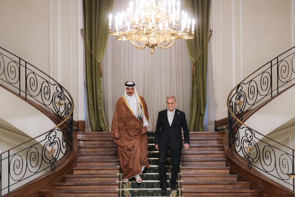 پزشکیان و امیر قطر