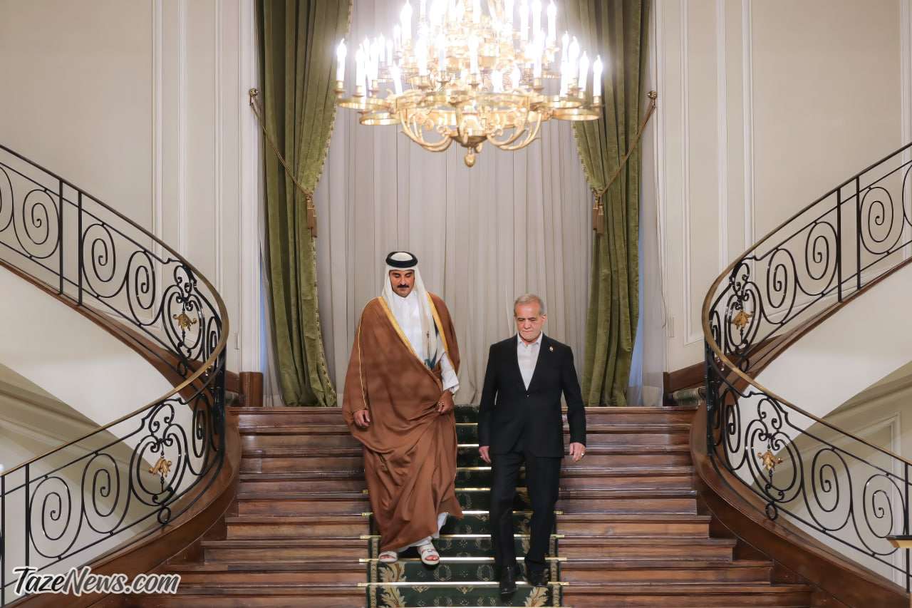پزشکیان و امیر قطر